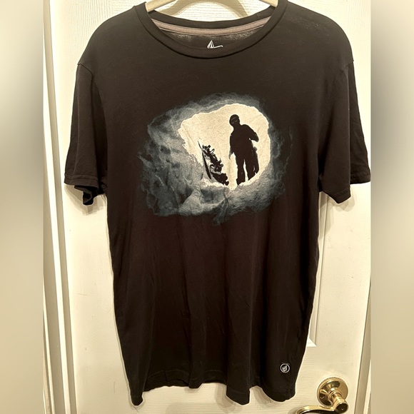 Volcom Mens Black T shirt Small - Picture 1 of 7